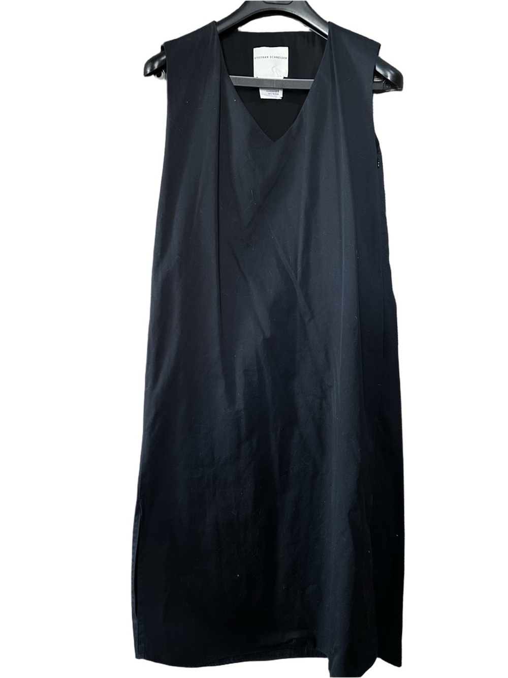 Minimalist Navy Sleeveless Shift Dress size S